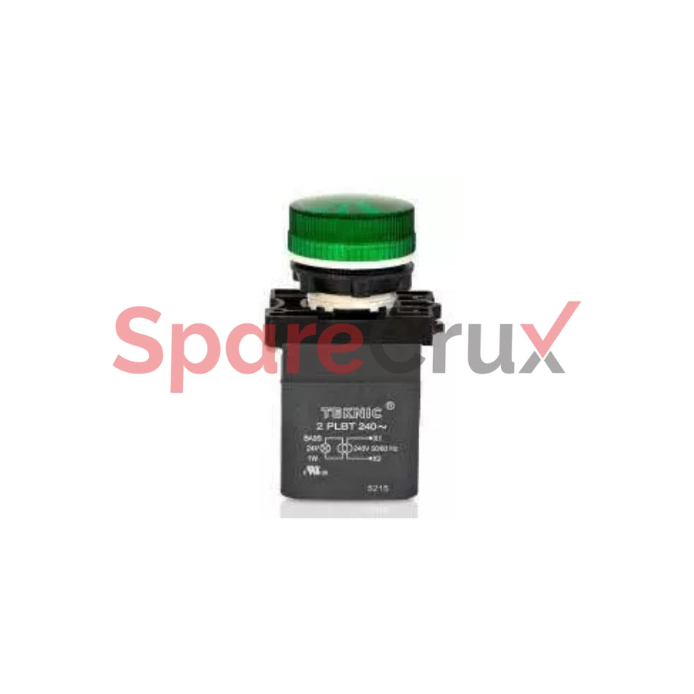 3PLBRL110 | TEKNIC ELECTRIC | Green Color Plastic 110v LED Indicator Lamp