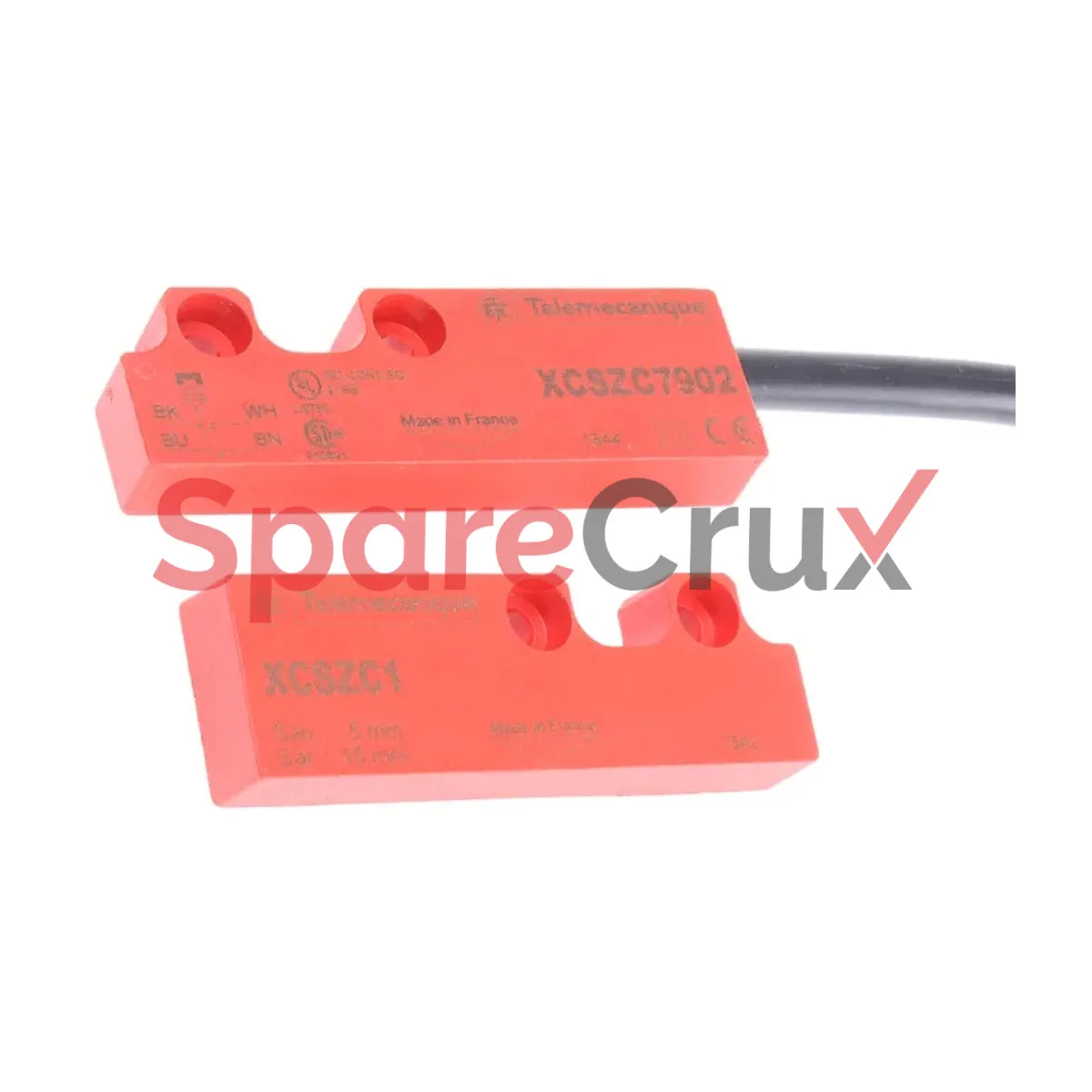 XCSDMC7902 | TELEMECANIQUE SENSORS | Series Magnetic Non-Contact Safety Switch, 24V dc, Plastic Housing, 2NC, Cable