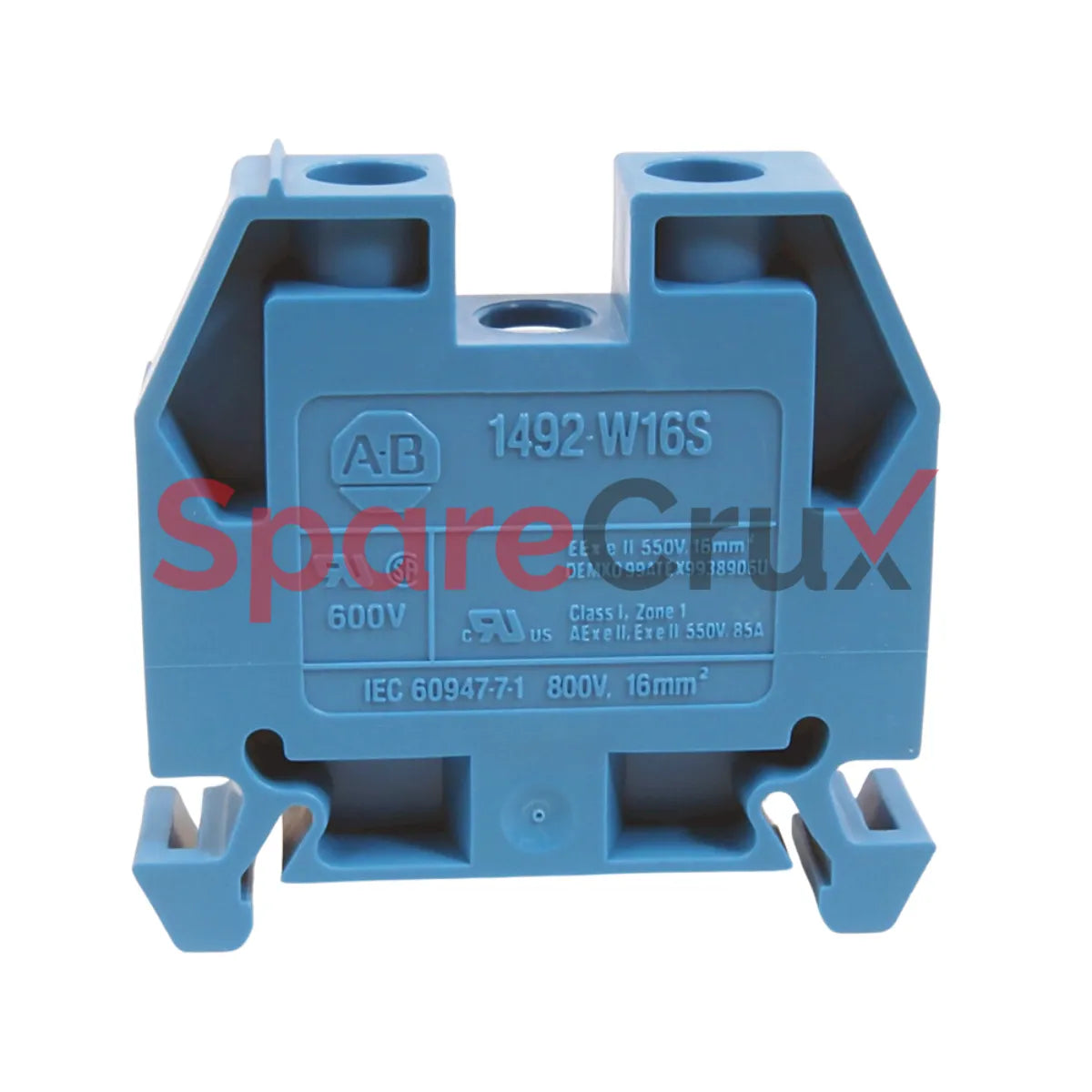 1492-W16S-RE | ALLEN BRADLEY | SPM Wiring Terminal, 16mm, Screw Type, Red