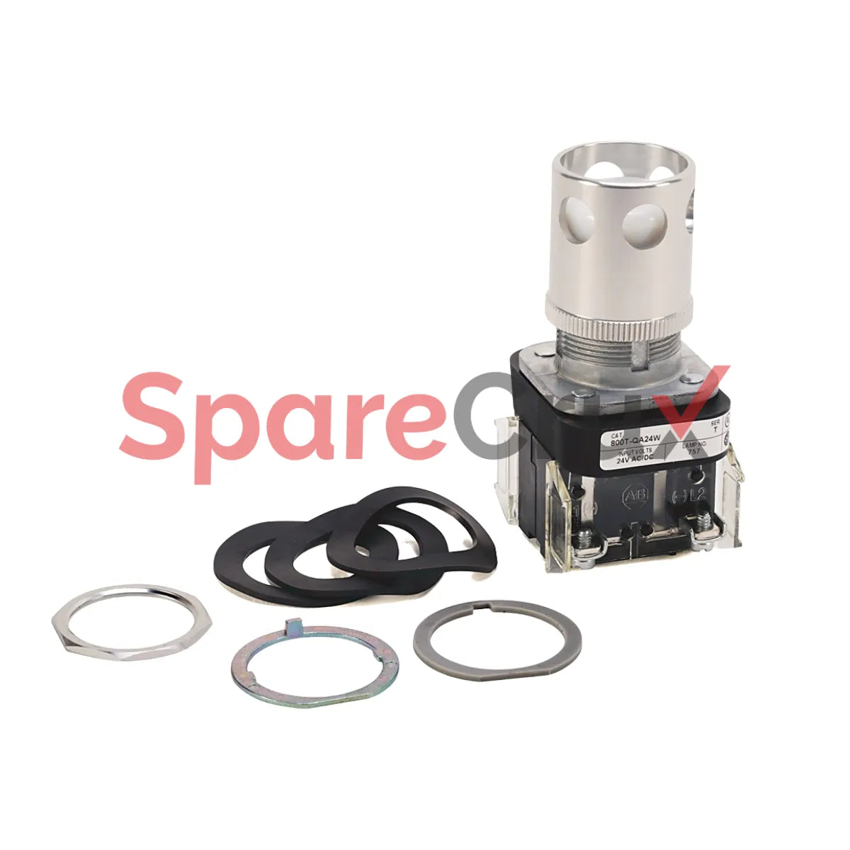 800T-QA24W | ALLEN BRADLEY | 30mm Momentary Push Button 800T PB