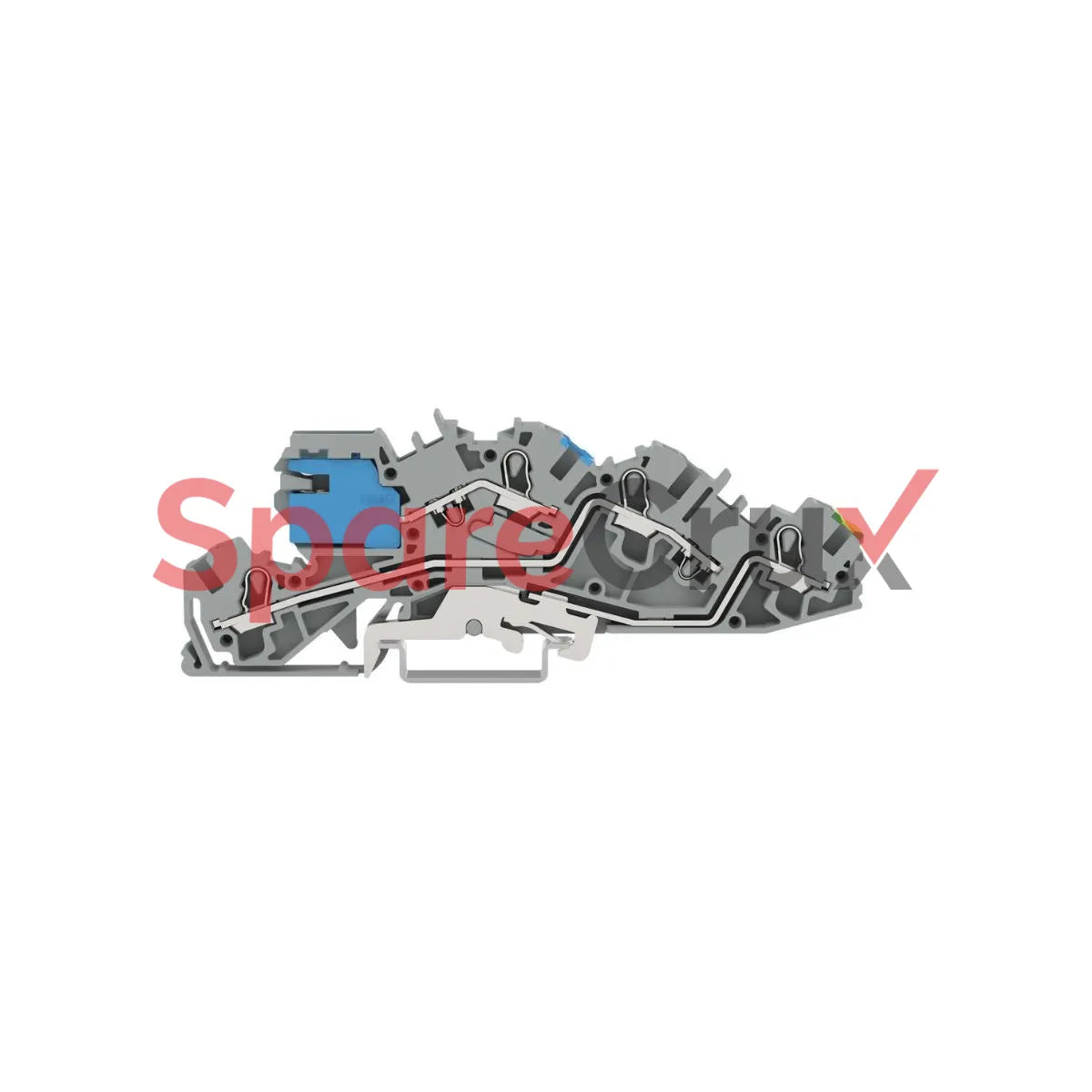 2005-7641 | WAGO | Multilevel Terminal Block, 4 mm², NT/L/PE, Push-in CAGE CLAMP®, Gray