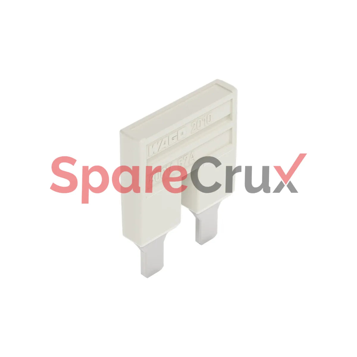 2010-402 | WAGO | Rail-Mount Terminal Block Jumper, 2-Way, Insulated, Light Gray