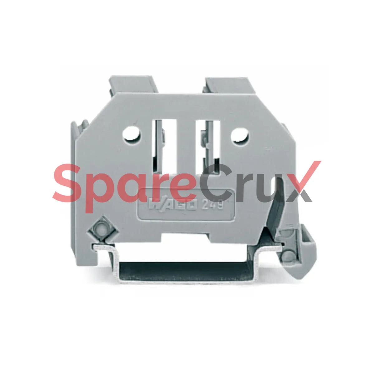 249-117 | WAGO | Screwless End Stop, 10mm, DIN-rail 35x15/7.5, Gray