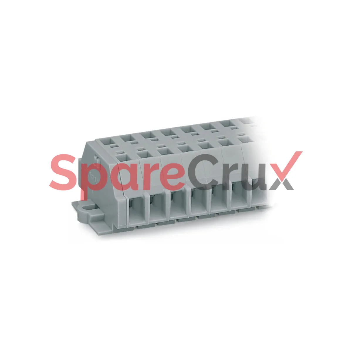261-104 | WAGO | 2-Conductor 4-Pole Terminal Strip, 2.5mm², Screw Mount, CAGE CLAMP®, Gray