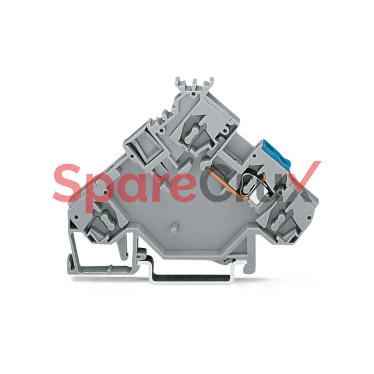 280-592 | WAGO | "2-Conductor Actuator Terminal Block, 2.5 mm², CAGE CLAMP®, Gray"