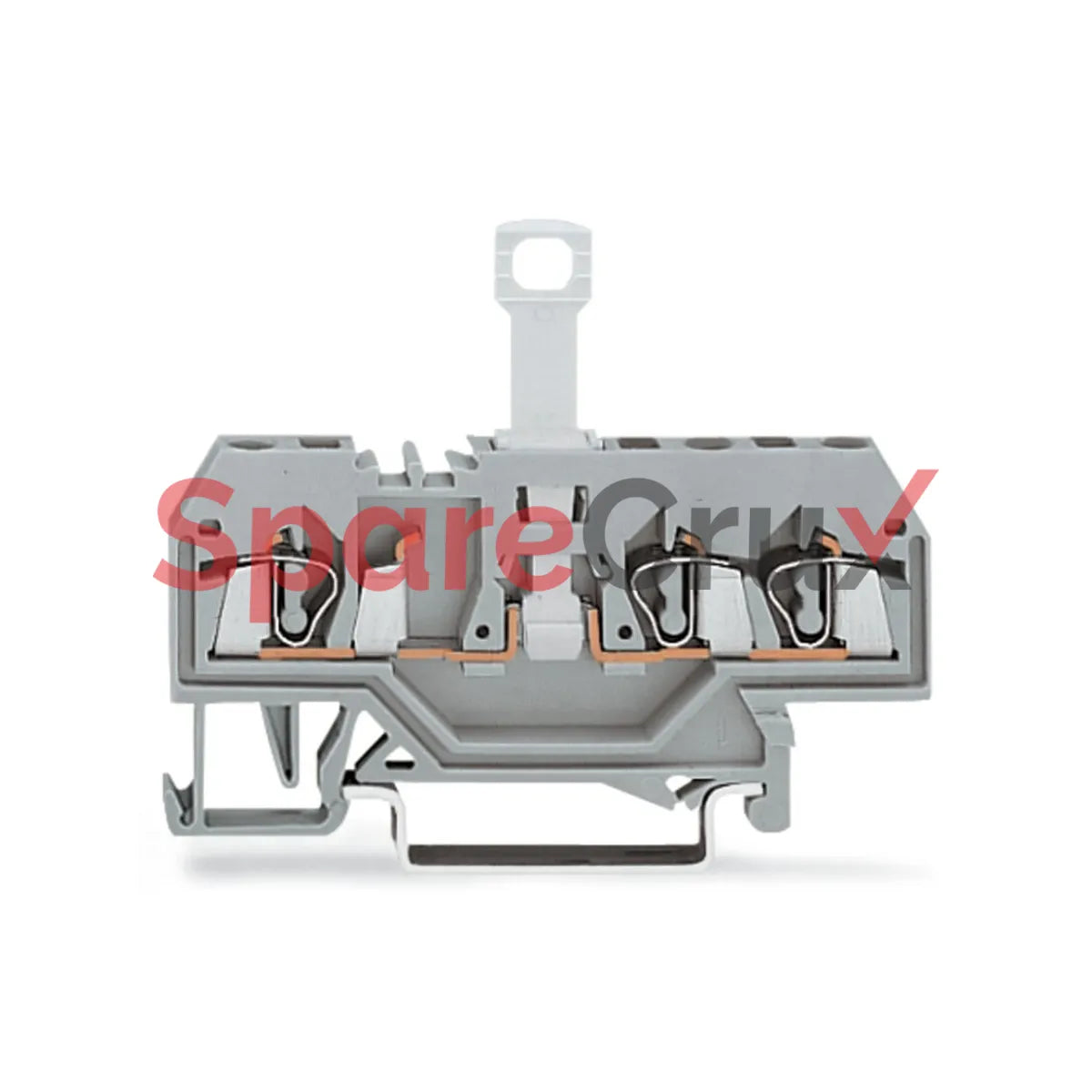 280-683 | WAGO | 3-Conductor Disconnect Terminal Block, 2.5 mm², CAGE CLAMP®, Gray, DIN-Rail