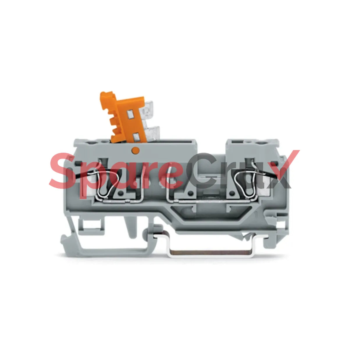 280-868 | WAGO | 2-Conductor Disconnect/Test Terminal Block, Pivoting Knife, Test Port, 2.5 mm², CAGE CLAMP®, Gray