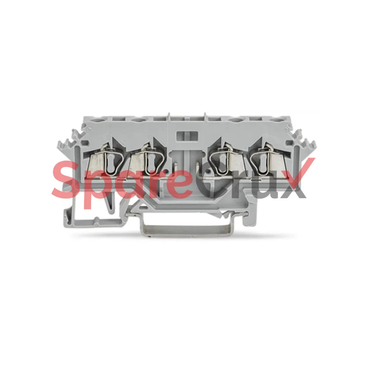 280-606 | WAGO | 4-Conductor Carrier Terminal Block, 2.5 mm², Gray, CAGE CLAMP®