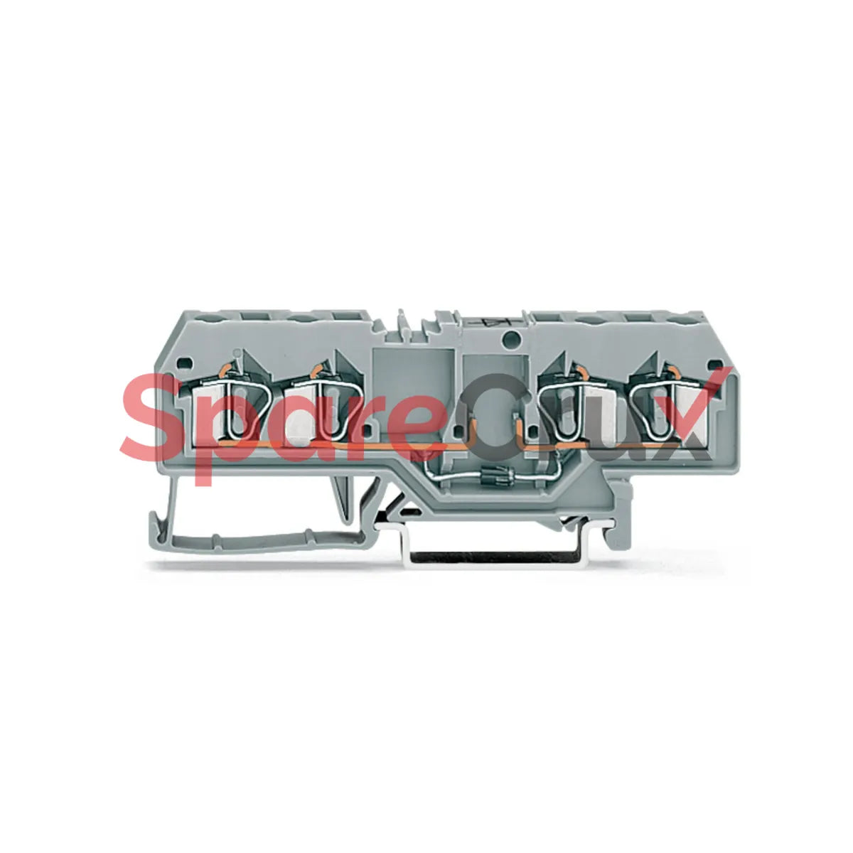 281-665/281-401 | WAGO | 4-Conductor Terminal Block with Diode 1N5408, 4mm², CAGE CLAMP®, Gray