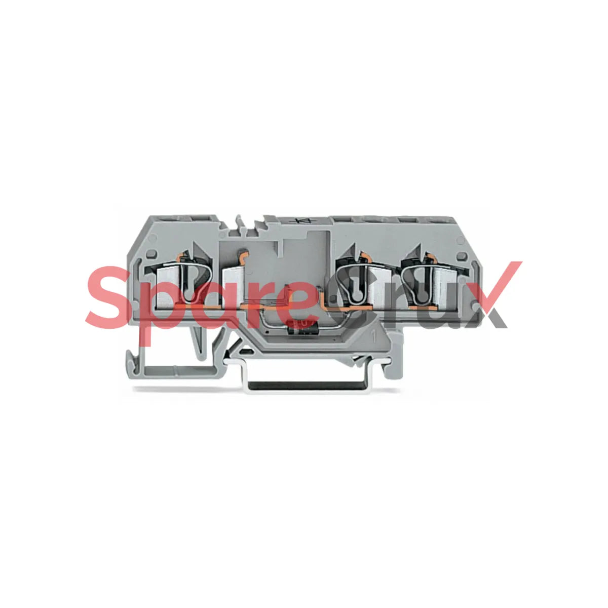 281-673/281-401 | WAGO | 3-Conductor Component Terminal Block with Diode 1N5408, Anode Right, 4 mm², CAGE CLAMP®, Gray