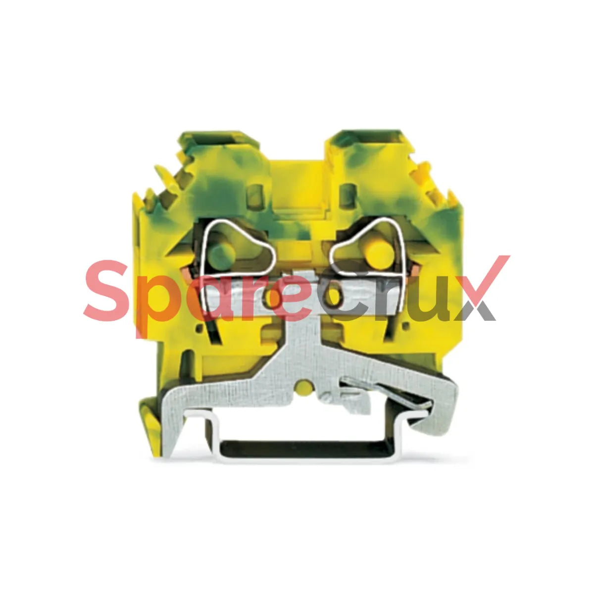 282-107 | WAGO | 2-Conductor Ground Terminal Block, 6 mm², CAGE CLAMP®, DIN-rail, Green-Yellow