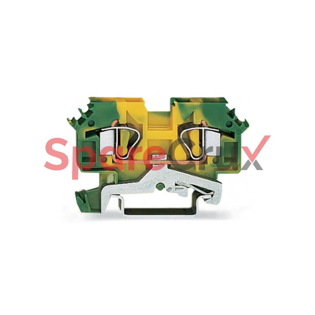 282-607 | WAGO | 2-conductor Ground Terminal Block, 6 mm², CAGE CLAMP®, Green-yellow, DIN-rail