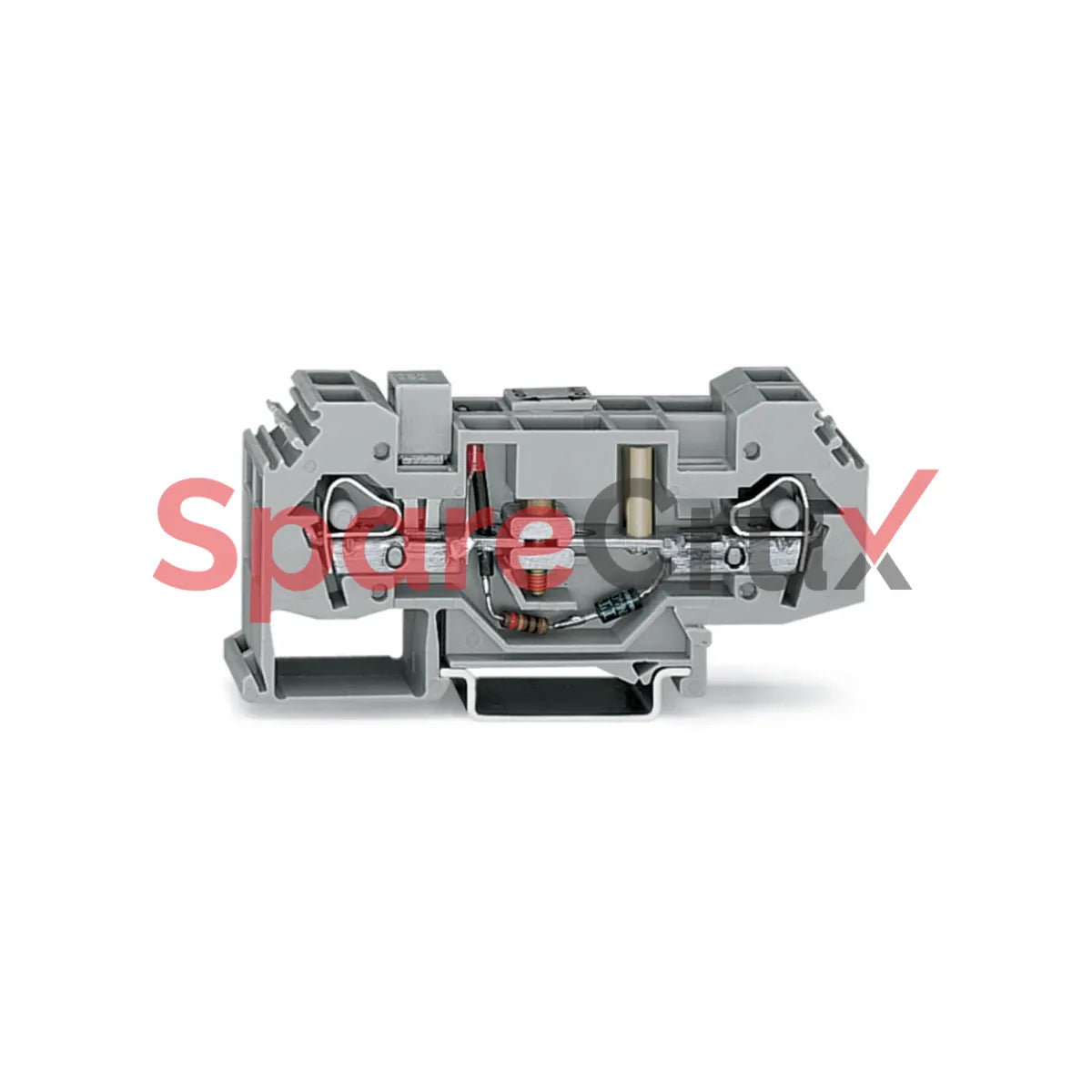 282-139 | WAGO | Ground Disconnect Terminal Block, 6 mm², 230 V, Gray, CAGE CLAMP®