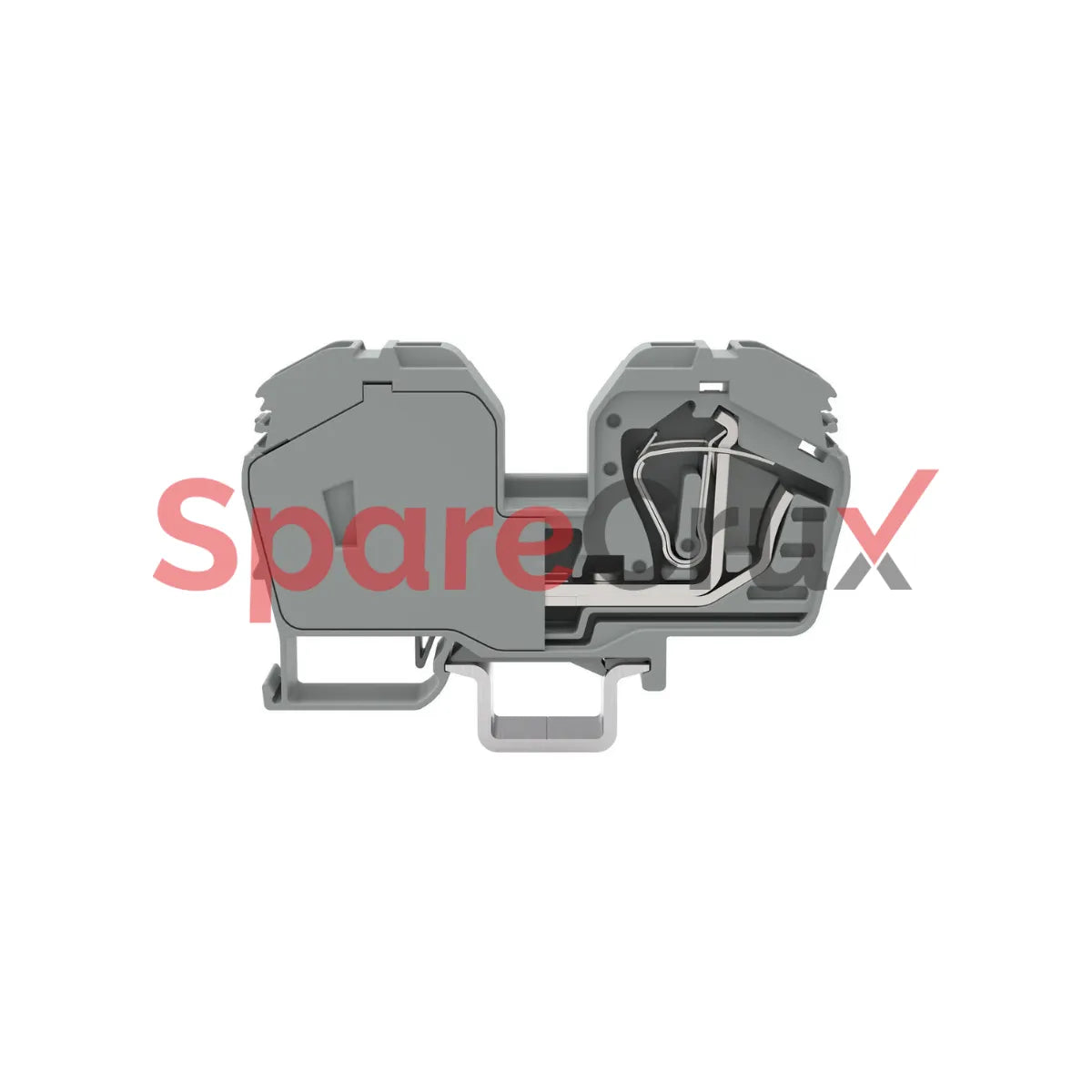 285-635 | WAGO | 2-Conductor Through Terminal Block, 35mm², Integrated End Plate, Gray