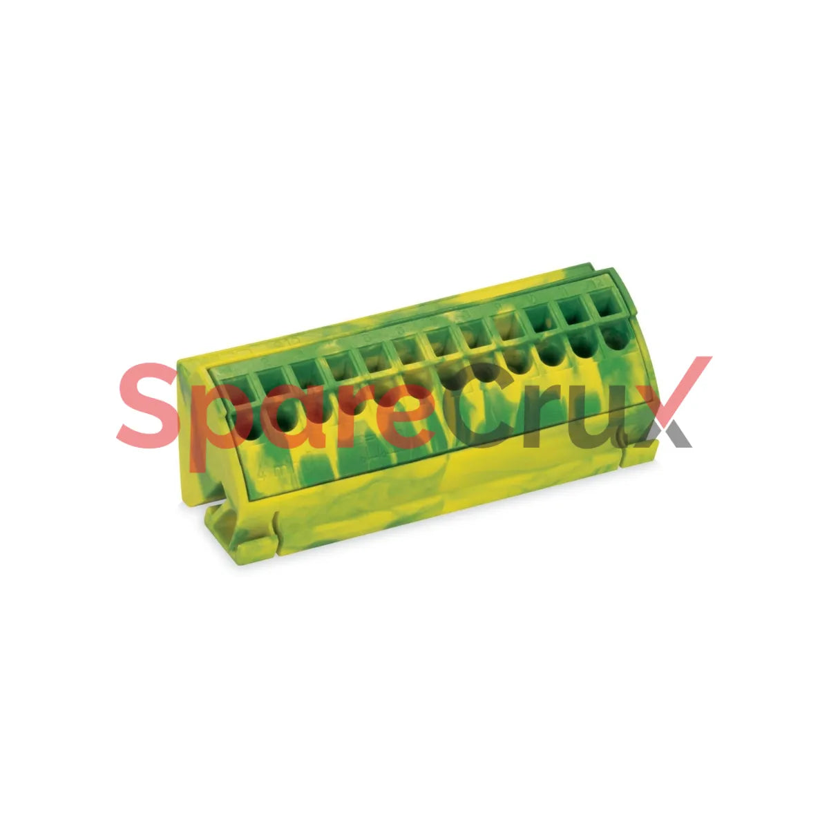 812-100 | WAGO | Ground Busbar Terminal Block, Push-in CAGE CLAMP®, 4.00 mm², Green-Yellow, for (10 x 3) mm Busbars