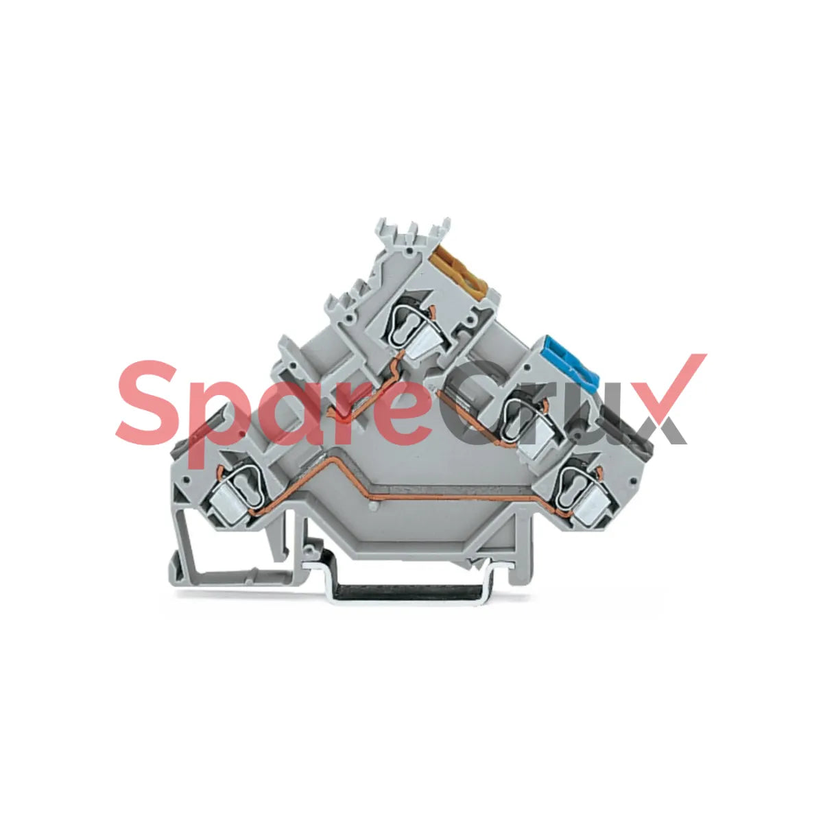 280-560 | WAGO | WAGO 3‑Conductor Sensor Terminal Block, 2.5 mm², Gray, CAGE CLAMP®