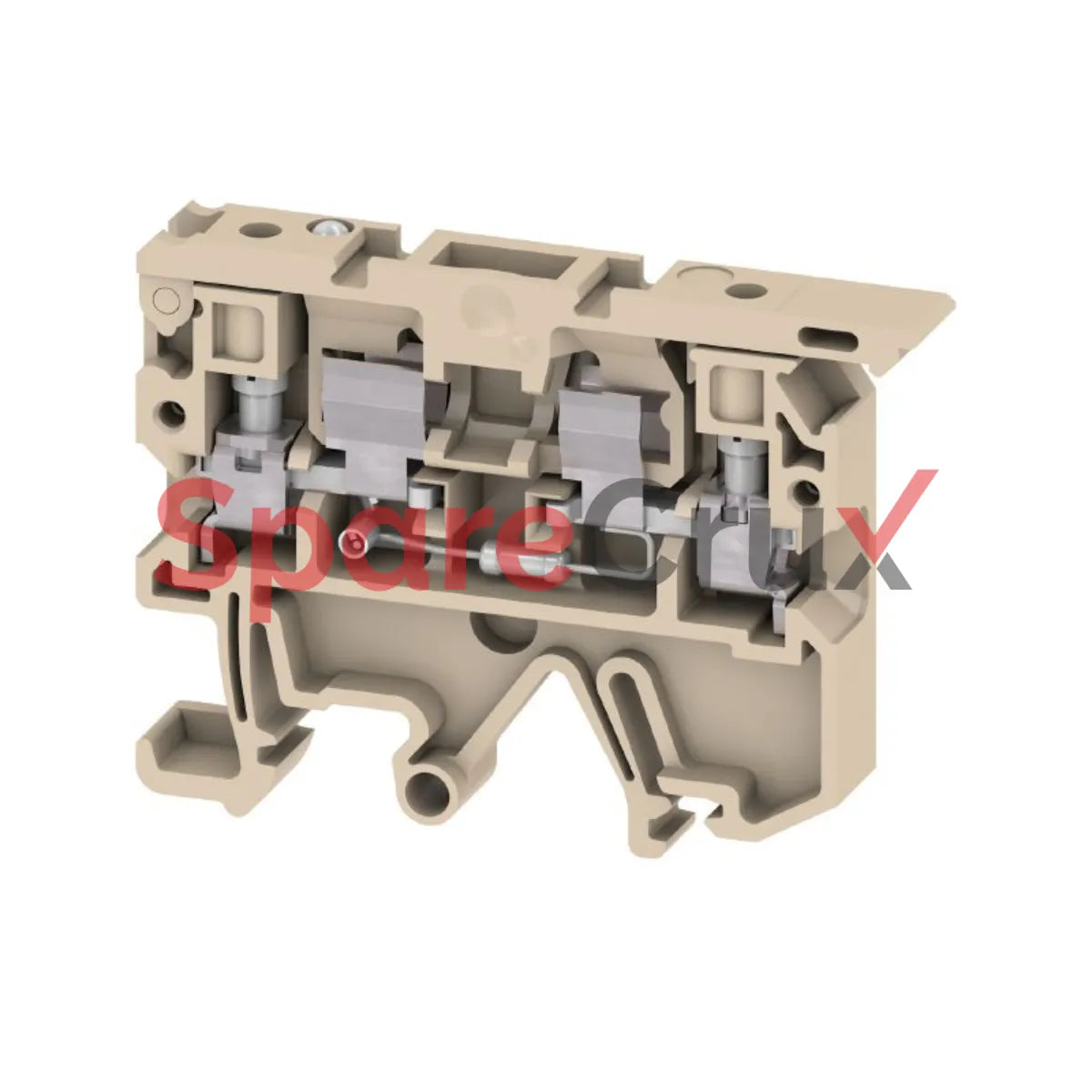 0222760000 | WEIDMULLER | Fuse Terminal Screw Connection Beige Yellow 4 mm² 6.3 A 24 V