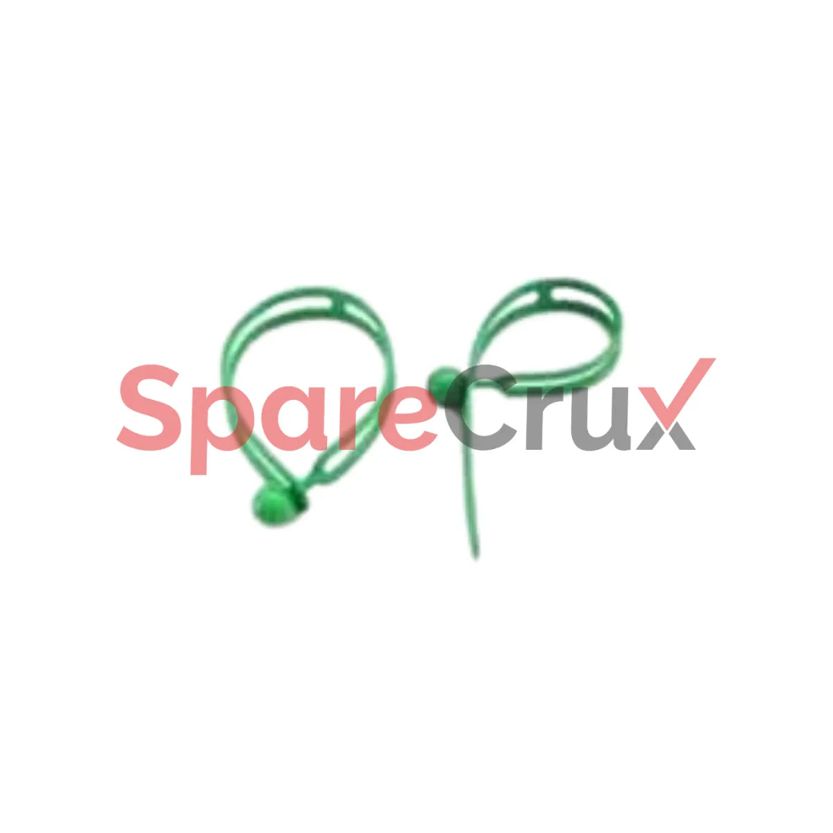 BBRT01-GN | ZEPHYR | Rubber Green Adjustable Rapid Ball Ties Cord