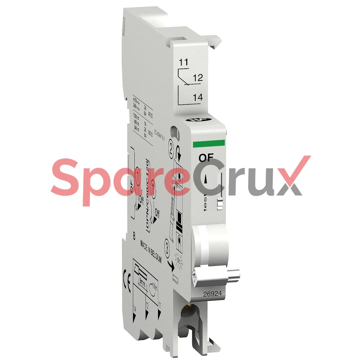 26924 | SCHNEIDER ELECTRIC |  auxiliary contact - 1 OC - 380..415 V - 6 A - for C60 ID