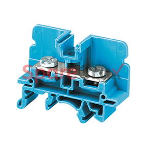 Cbs5Ubu | Connectwell 16 Sq.mm M5 Screw Barrier Type Terminal Block In Blue Colour