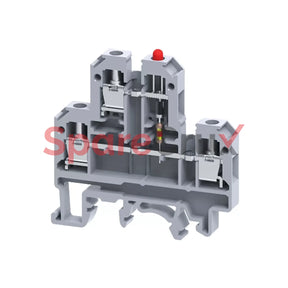Cdl4Ueld4-48V | Connectwell 4 Sq.mm Terminal Block With Electronic Component In Grey Colour