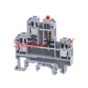 Cdl4Ueld5-24V | Connectwell 4 Sq.mm Terminal Block With Electronic Component In Grey Colour