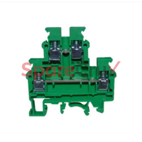 Cdl4Ungn | Connectwell 4 Sq.mm Double Level Terminal Block In Green