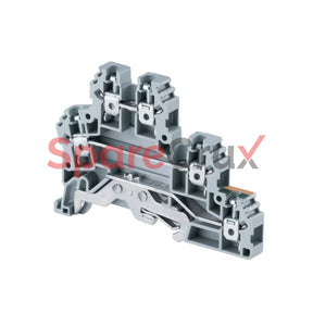 Cdlg2.5 | Connectwell 2.5 Sq.mm Double Level Grounding Terminal Block In Grey