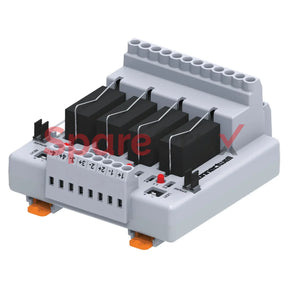 Cimre2Ss4/12/Om | Connectwell 2Co 4Ch 12Vdc Cw Relay Module With Base (Pluggable Relay) Rail Mount