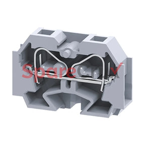 Cm4S | Connectwell 4 Sq.mm Panel Mount Spring Clamp Terminal Block In Grey Colour