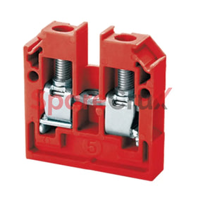 Cmb4R | Connectwell 4 Sq.mm Panel Mount Terminal Block In Red Colour