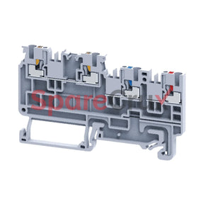 Cpst1.5/3 | Connectwell 1.5 Sq.mm Sensor And Actuator Push In Terminal Block Grey Colour