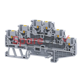 Cptl2.5 | Connectwell 2.5 Sq.mm 3 Level Push In Terminal Block Grey Colour