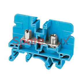 Csb3/N3Ubu | Connectwell 6 Sq.mm Stud Type Terminal Block In Blue Colour