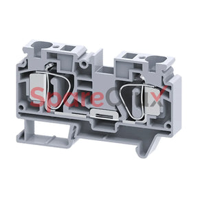 Csc16T | Connectwell 16 Sq.mm Feed Through Spring Clamp Terminal Block In Grey Colour