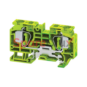 Cscg16T | Connectwell 16 Sq.mm Feed Through Spring Clamp Grounding/Earthing Terminal Block