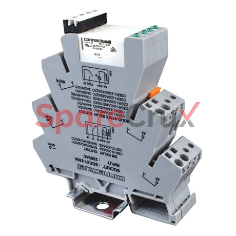 Csr1S-24Uyb | Connectwell Cw 1Co 24Vuc Single Channel Slim Relay Module With Plug-Able Rail Mount