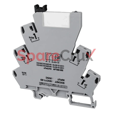 Csr1S-5Dya | Connectwell 1Co 5Vdc Single Channel Slim Relay Module With Plug-Able Rail Mount
