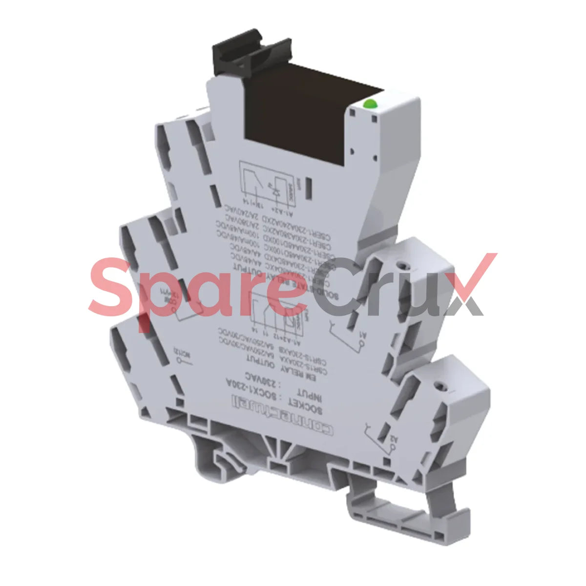 Csr Relay CSR2S-24UYC | CONNECTWELL | 2CO 24 VAC/VDC Slim Relay With Pluggable R ...