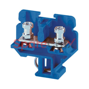 Cstsb4/N4Bu | Connectwell 10 Sq.mm Stud Type Terminal Block In Blue Colour