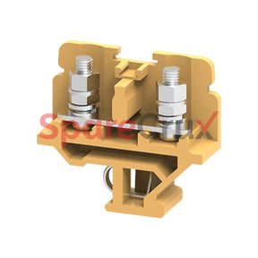 Cstsn515P | Connectwell 16 Sq.mm 15 Mm Pitch Stud Type Terminal Block In Khaki/Beige Colour