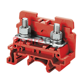 Cstsn5Ur | Connectwell 16 Sq.mm Stud Type Terminal Block In Red Colour