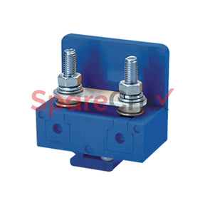 Cstsrn5Bu | Connectwell 16 Sq.mm 26 Mm Pitch Stud Type Terminal Block In Blue Colour