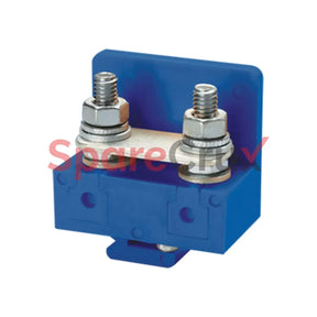 Cstsrn6Bu | Connectwell 35 Sq.mm 26 Mm Pitch Stud Type Terminal Block In Blue Colour