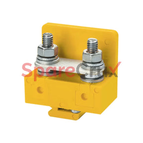 Cstsrn6Y | Connectwell 35 Sq.mm 26 Mm Pitch Stud Type Terminal Block In Yellow Colour