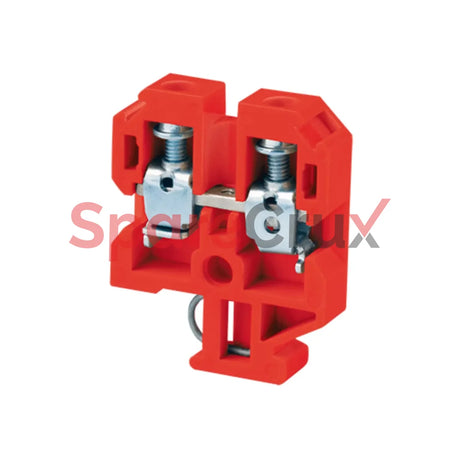 Cts10R | Connectwell 10 Sq. Mm Feed Through Terminal Block In Red