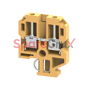 Cts2.5 | Connectwell 4 Sq. Mm Feed Through Terminal Block In Khaki/Beige