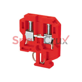 Cts2.5R | Connectwell 4 Sq. Mm Feed Through Terminal Block In Red