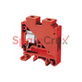 Cts25Unr | Connectwell 25 Sq.mm Feed Through Terminal Block In Red