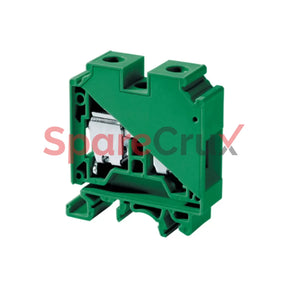 Cts35Ungn | Connectwell 35 Sq.mm Feed Through Terminal Block In Green